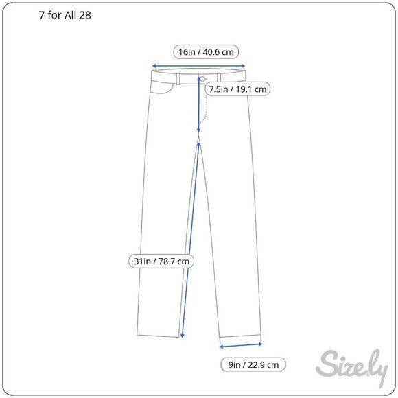 7 For All Mankind Womens Size 28 Medium Wash Blue Bootcut Pockets Denim Jeans - Picture 3 of 11